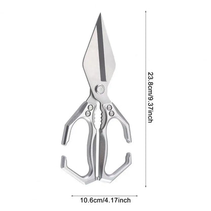 Heavy Duty Stainless Steel Kitchen Shears.Multipurpose Cooking Scissors